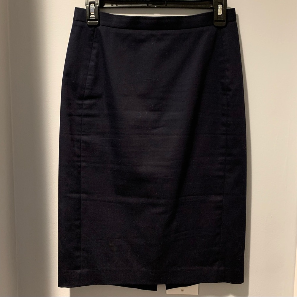 Ann Taylor Women’s Suiting Navy Pencil Skirt